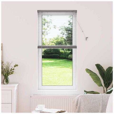 Tenda per Finestra con tende Manuale Argento Alluminio - Foto 2