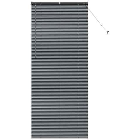 Tenda per Finestra con tende Grigio scuro Alluminio - Foto 1
