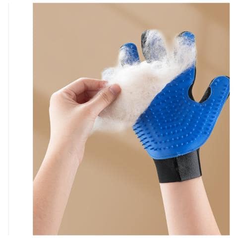 Guanto Elettrico Per La Toelettatura Degli Animali Domestici Con Nebulizzazione Spray - Niente Più Peli Volanti! Blue - Foto 7