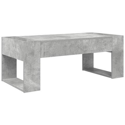 Tavolino da salotto Grigio cemento 110 x 50 x 41 cm - Foto 1