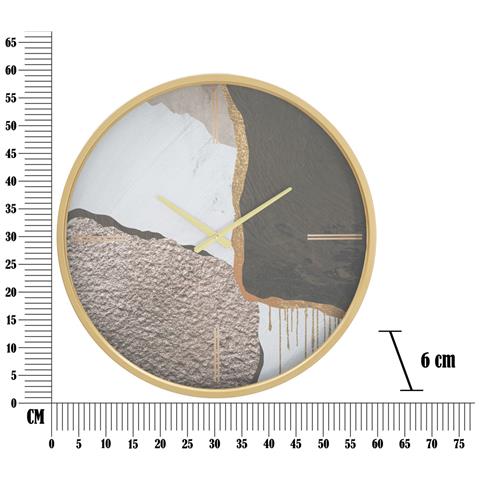 Orologio Da Parete Vkh273-multicolore-metallo-60x6x60 Cm - Foto 6