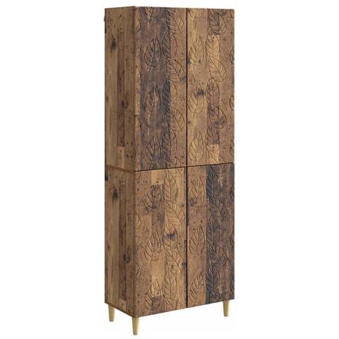 Set di armadi 2 pcs Legno antico Legno ingegnerizzato - Foto 1