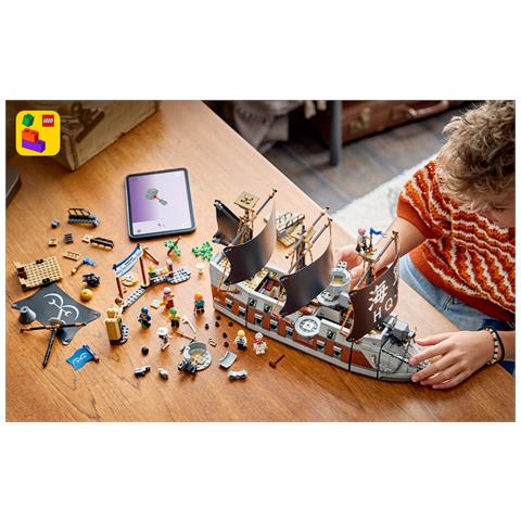 ONE PIECE 75646 La Nave da Guerra di Garp, Kit di Modellismo con Barca Giocattolo e 8 Minifigure, Regalo per Bambini 9+ - Foto 30
