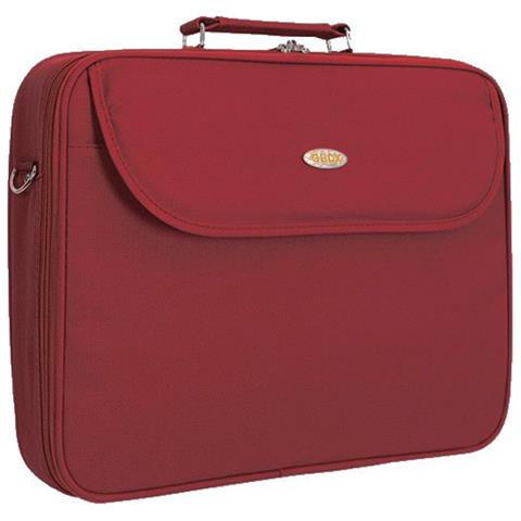 Borsa Per Notebook Da 15,6' Pollici Con Tasca Esterna Per Documenti E Tracolla Regolabile Bordeaux Sbox New York - Foto 2