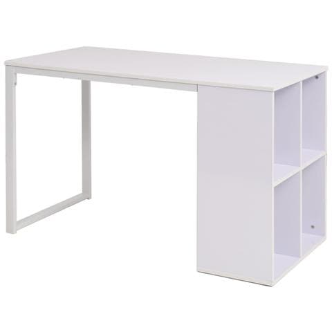 Scrivania 120x60x75 cm Bianca - Foto 1