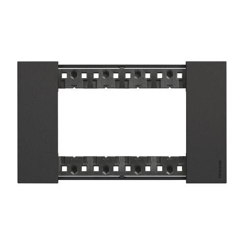 Placca Bticino Living Now 4 Moduli Colore Nero - Ka4804kg - Foto 2