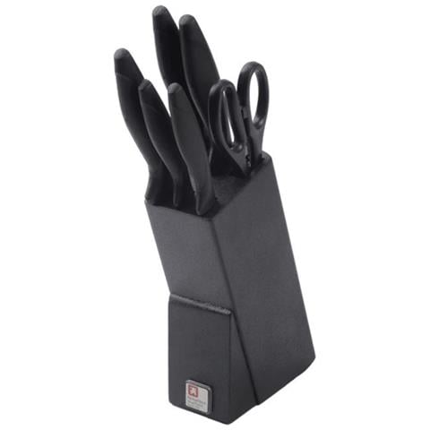 Set Coltelli Da Cucina 7 Pz Laser Cuisine Nero - Foto 1
