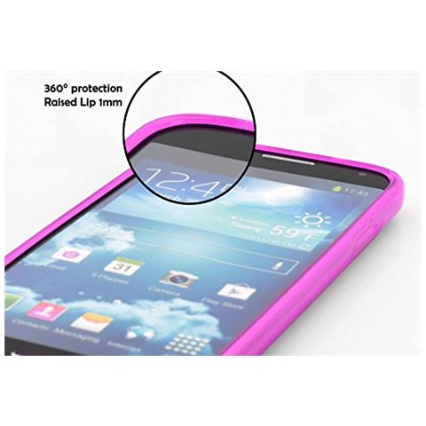 Custodia Compatibile Con Lg L7 Ii (2.gen 2.sim) In Rosa - Coperchio Protettivo In Silicone Tpu Flessibile Con Design Spazzolato - Foto 2