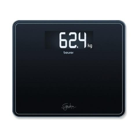 Pesapersone Digitale GS410 in Vetro Portata Massima 200 kg Colore Nero - Foto 1