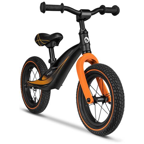 Bart Air Bici Senza Pedali Da 2 Anni Fino 30 Kg Telaio In Magnesio Ruote 12"" Manubrio E Sella Regolabili Nero - Foto 9