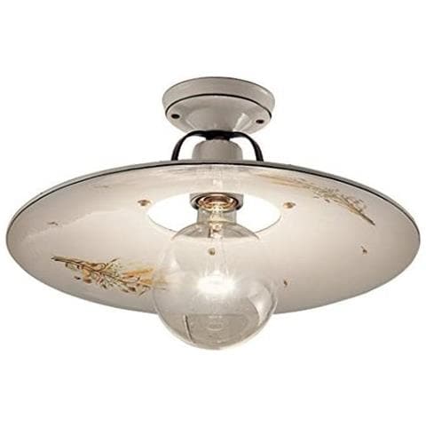 Plafoniera Bologna C827-29. dec. avs Colore Bianco Con Decori Interni - Foto 1