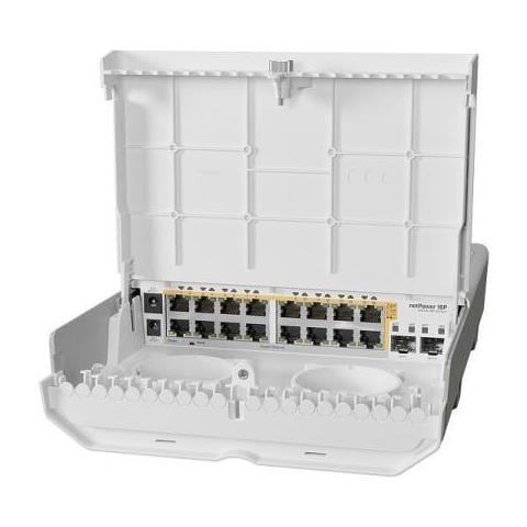 Switch di Rete NetPower 16P 16 Porte RJ-45 (10/100/1000) Colore Bianco - Foto 2