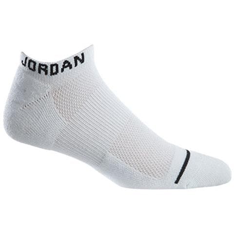 Nike Jumpman No-show 3ppk Calze, Uomo, Uomo, Jumpman No-show 3ppk, Bianco (bianco / nero) (nero), L - Foto 3
