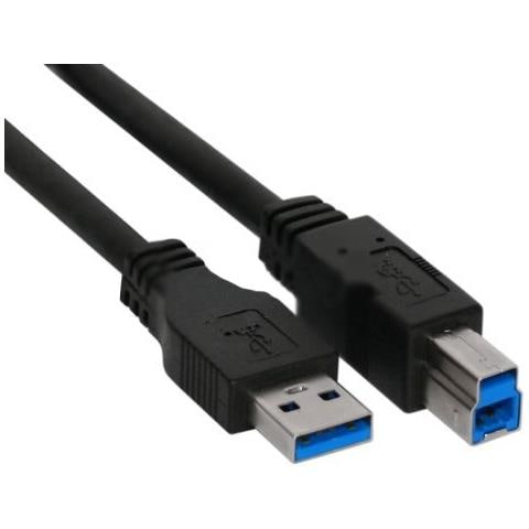 2m USB 3.0, USB A, USB B, Maschio / maschio - Foto 1