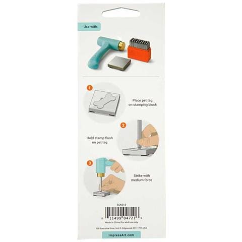 Kit Di Targhette Per Animali Incidibili - Argento - Foto 1