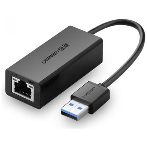 Adattatore Ethernet USB 3.0 Gigabit (Black)  - Foto 1