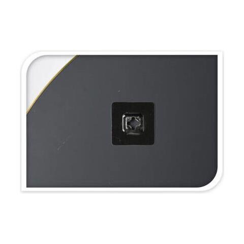 Specchio Rotondo In Cornice Minimalista, Ø 55 Cm - Foto 2