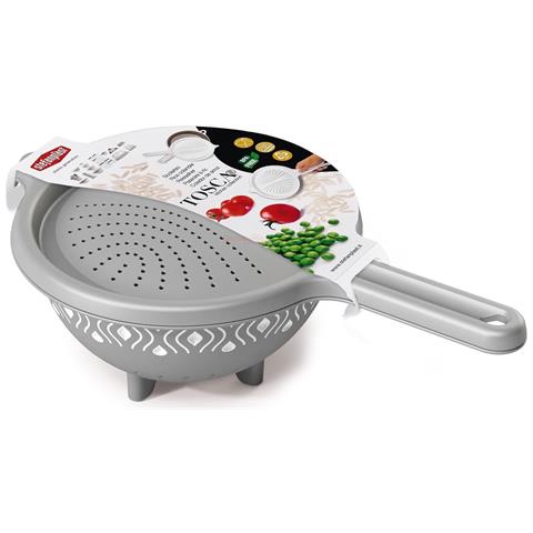 Tosca, Scolariso Grey Cm 22 Con Coperchio Per Alimenti Qualità Extra - Foto 4