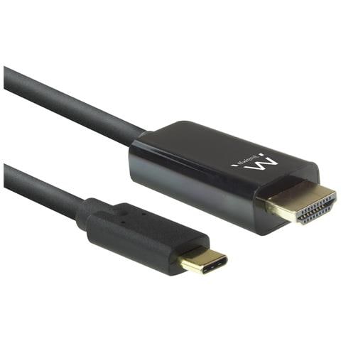 EW9824 cavo e adattatore video 2 m USB tipo-C HDMI tipo A (Standard) Nero - Foto 1