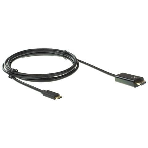 EW9824 cavo e adattatore video 2 m USB tipo-C HDMI tipo A (Standard) Nero - Foto 2