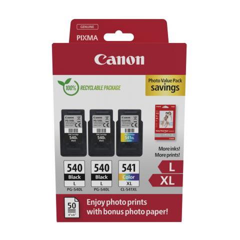 5224b015 Cartuccia D'inchiostro 3 Pz Originale Nero, Ciano, Magenta, Giallo - Foto 1