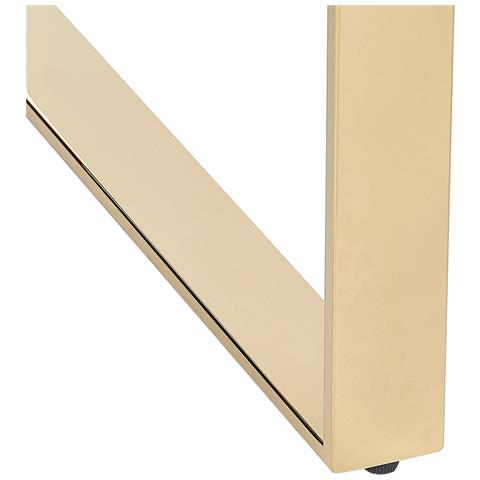 Tavolino Consolle Tilon Vetro Temperato Oro - Foto 2