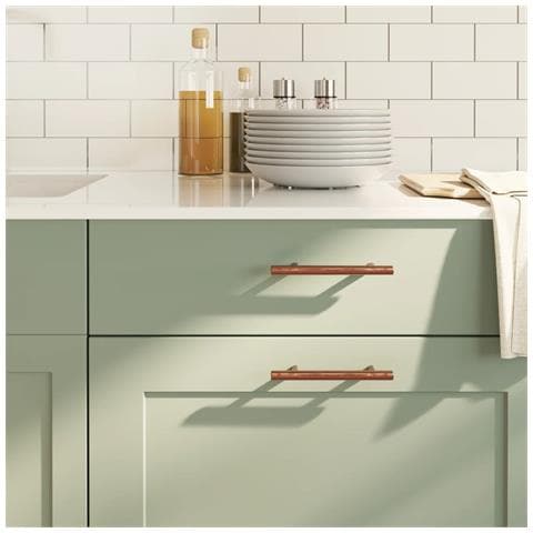 Maniglie per Mobili 20 pz Bronzo 96 mm in Acciaio Inox - Foto 1