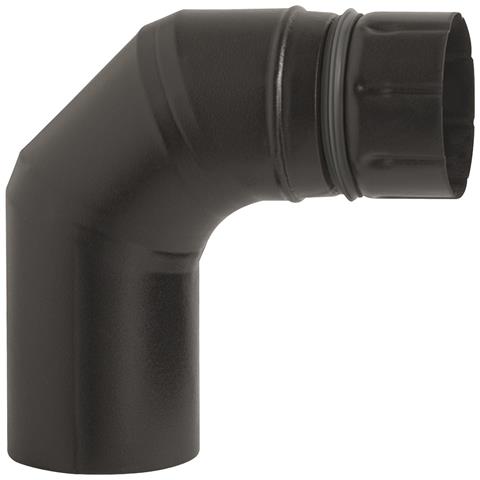 Tubo Gomito 90° Per Stufe Eco - 8cm - Foto 1