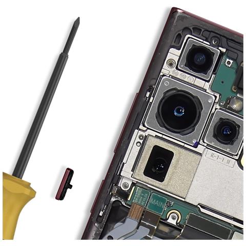 Tasto Power Galaxy S22 Ultra Originale, Bordeaux - Foto 4