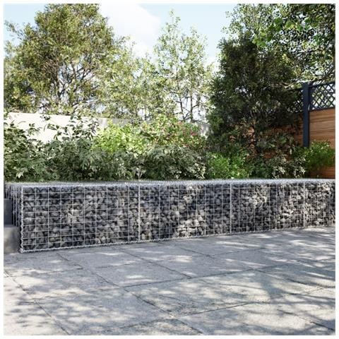 Cesto Gabbione Con Copertura 300x100x50 Cm In Ferro Zincato - Foto 1