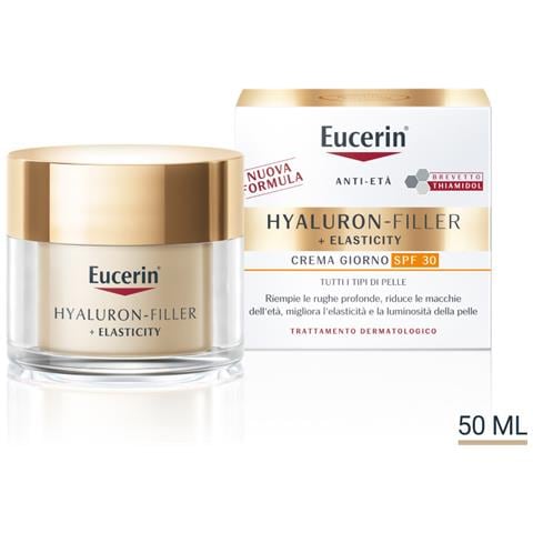Hyaluron-filler +elasticity Crema Viso Giorno Spf30 Anti-età Per Tutti I Tipi Di Pelle 50ml - Foto 1