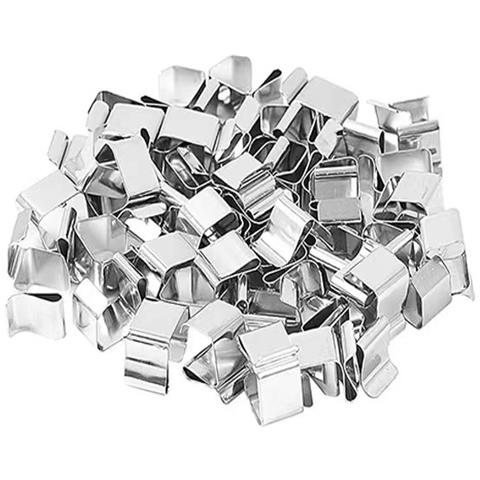 Ganci Grandi In Acciaio Inossidabile (confezione Da 50) - Foto 1