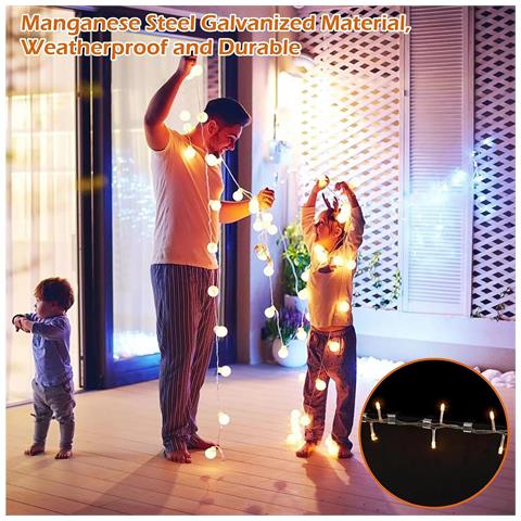 Ganci Grandi In Acciaio Inossidabile (confezione Da 50) - Foto 2