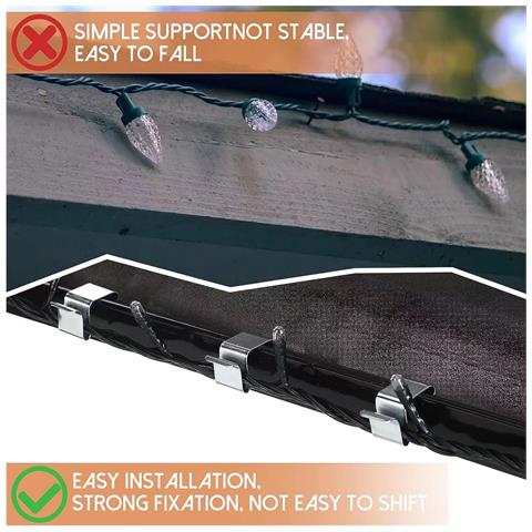 Ganci Grandi In Acciaio Inossidabile (confezione Da 50) - Foto 6