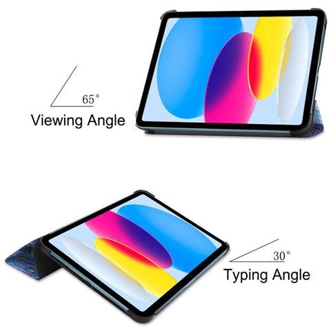 TABX-IP10-COVER13 custodia per tablet 27,7 cm (10.9") Custodia flip a libro Blu, Verde, Arancione, Bianco, Giallo - Foto 2