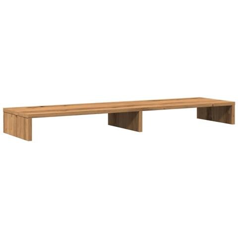 Supporto Per Monitor Rovere Artigianale 100x27x10 Cm Truciolato - Foto 2