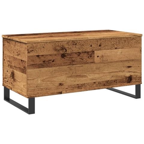 Tavolino Da Salotto Legno Antico 90x44,5x45 Cm In Truciolato - Foto 2