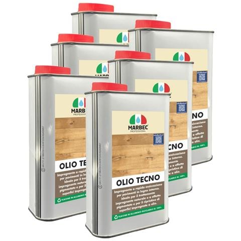 Olio Tecno 1ltx6pz - Impregnante Per Legno - Foto 1