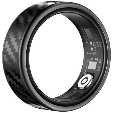 Anello Intelligente Rwfit: Monitoraggio Del Sonno, Frequenza Cardiaca E Fitness, Impermeabile Fino A 50m Black 11 - Foto 1