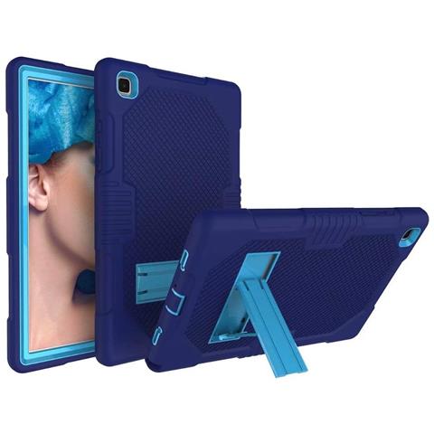 Custodia Per Samsung Galaxy Tab A7 10.4"" Blindata Con Supporto Blu - Foto 1