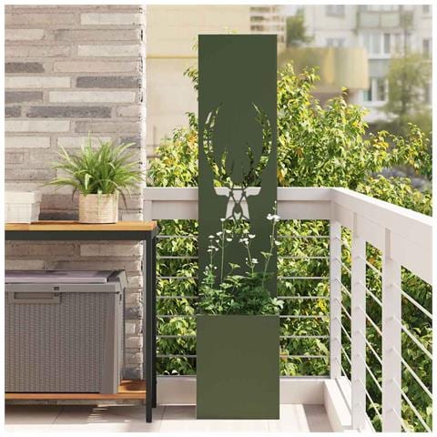 Schermo per privacy in giardino Oliver verde 32 x 140 cm - Foto 2