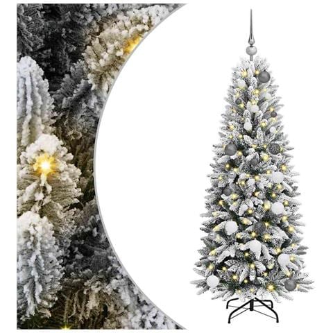 AlberodiNataleartificiale Bianco 150cm PVC - Foto 1