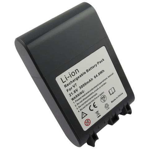 Batteria Di Ricambio Per Dyson V7 Li-ion 21.6v 3000mah 64.8wh - Foto 1