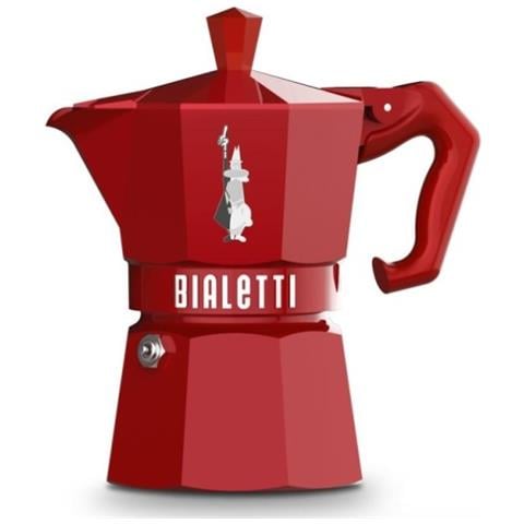 Caffettiera Italiana Rossa Da 3 Tazze - 0009055 - Foto 1