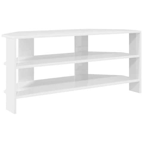 MobileTVAngolare Bianco ad Alto Lucido 102x40,5x45cm - Foto 1