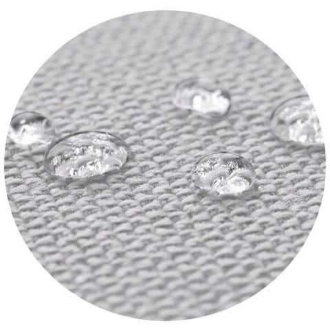 Set di cuscini da giardino 100x60 cm impermeabile grigio chiaro - Foto 6