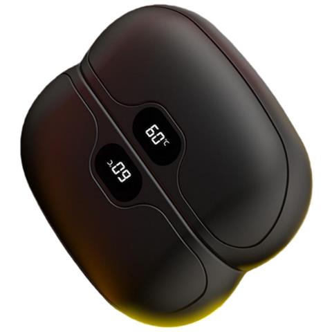 Scaldamani Magnetici Staccabili (coppia) - Ricaricabili Usb, 5 Livelli Regolabili Black - Foto 1