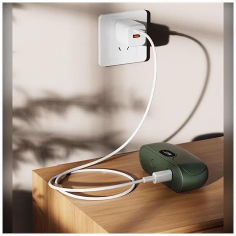 Scaldamani Magnetici Staccabili (coppia) - Ricaricabili Usb, 5 Livelli Regolabili Black - Foto 2