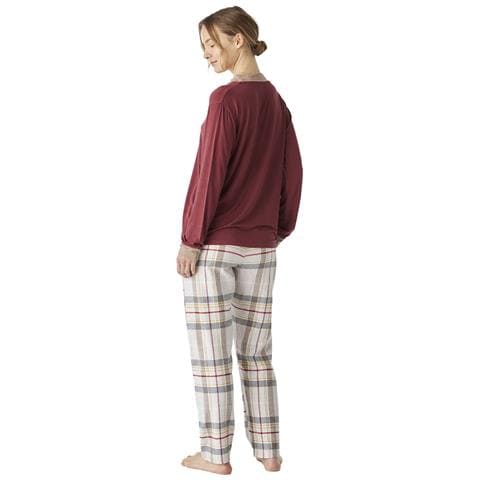 Pigiama Da Donna A Maniche Lunghe Jjbep1401 - Foto 3