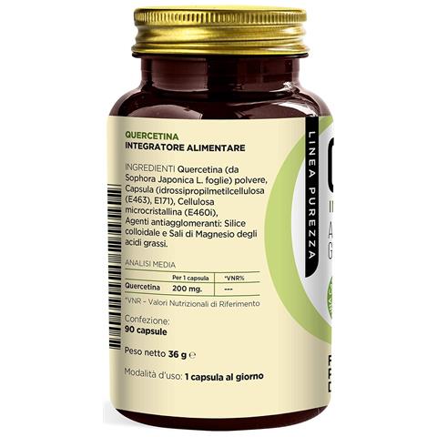 Quercetina 200 mg 90 Capsule - Alto Grado di Purezza - Flavonoide in Capsule Vegetali - Foto 3